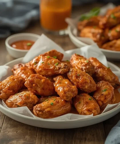 Air Fryer Crispy Buffalo Wings