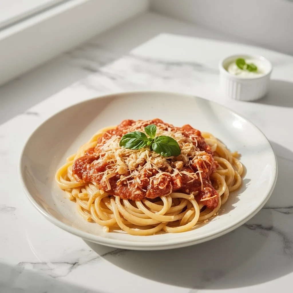 Alfredo and Marinara Pasta