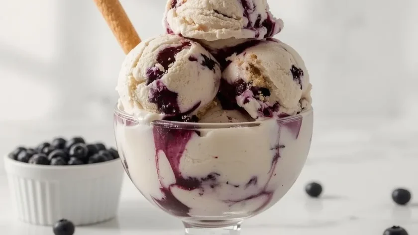 Blueberry Muffin Ice Cream