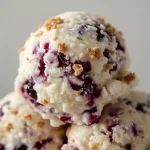 Blueberry Muffin Ice Cream - recipe card