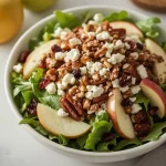 Copycat Wendy's Apple Pecan Salad - recipe card