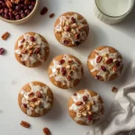 Glazed Cranberry Pecan Muffins