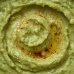 Green Pea Hummus - recipe card