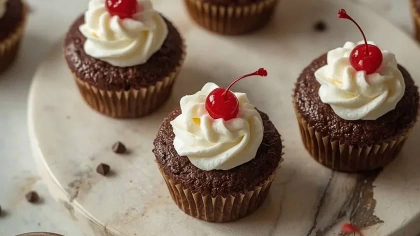 Hot Fudge Sundae Cupcakes