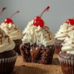 Hot Fudge Sundae Cupcakes - recipe card