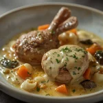 Rabbit In Mustard Sauce - recipe card