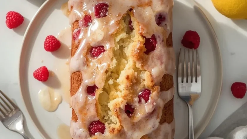Raspberry Lemon Loaf Cake