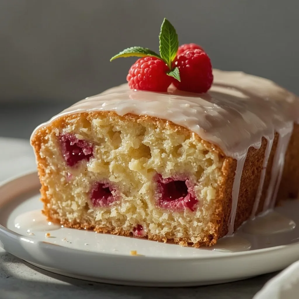 Raspberry Lemon Loaf Cake
