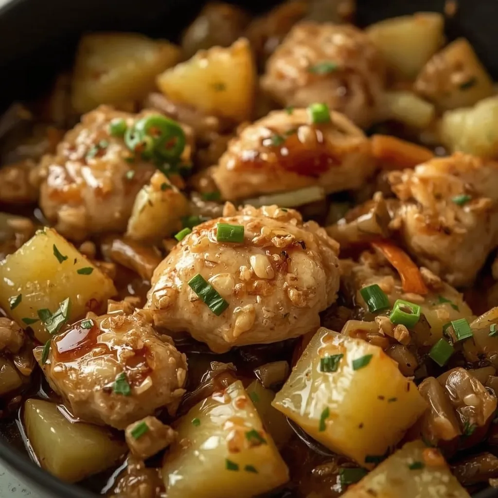 20 Minute Ginger Pineapple Chicken Stir Fry