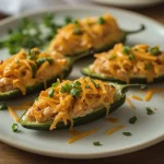 Buffalo Chicken Jalapeno Poppers