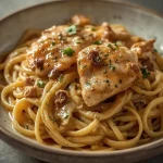 California Pizza Kitchen Chicken Tequila Fettuccine - recipe card