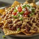 Cheesecake Factory Copycat Nachos - recipe card