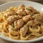 Cheesecake Factory Louisiana Chicken Pasta - recipe card