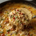 Chili's Skillet Queso - recipe card