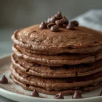 Chocolate Pancakes - recipe card