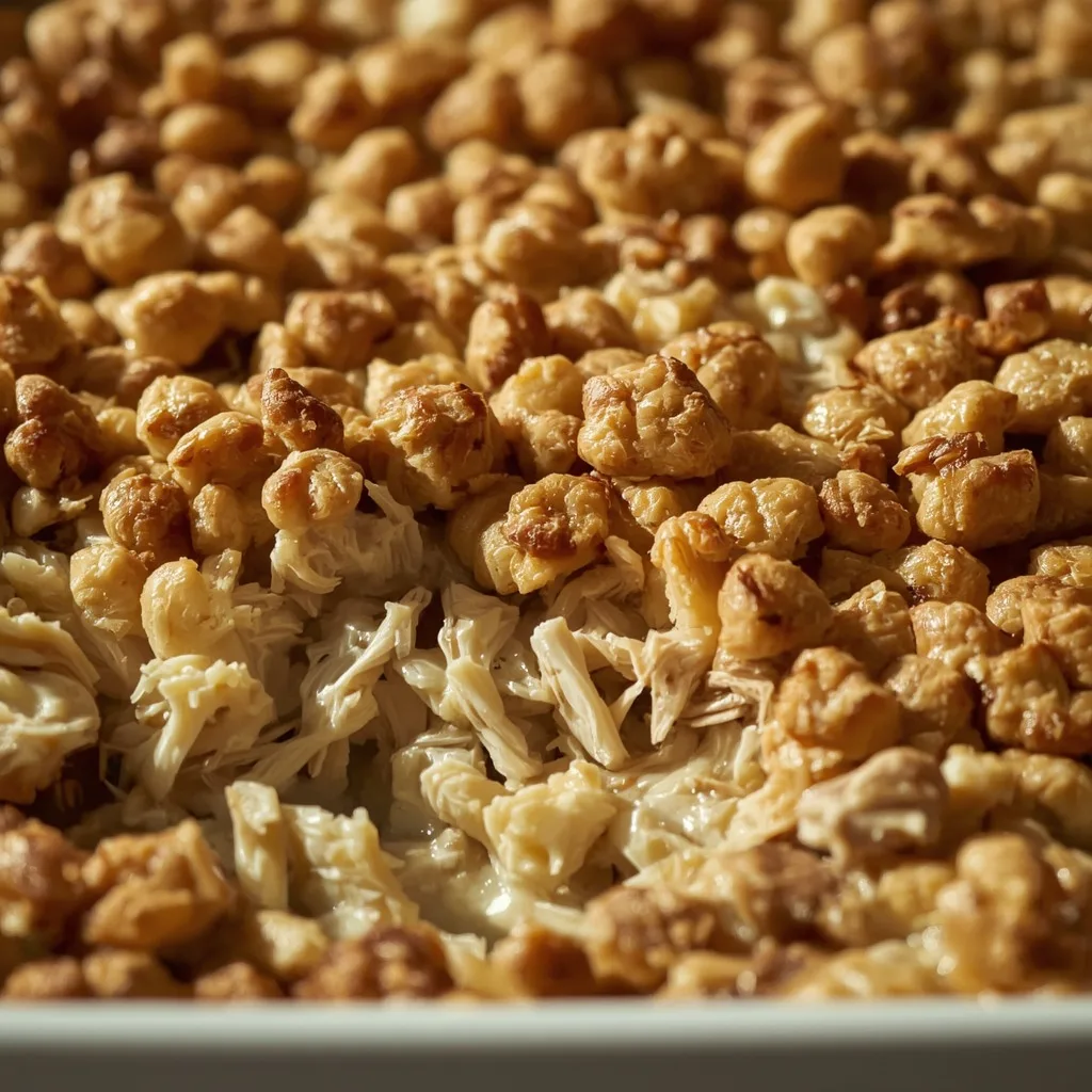Classic Chicken Stuffing Casserole