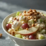 Creamy Waldorf Astoria Salad - recipe card
