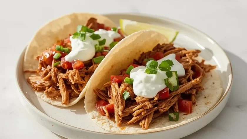 Crockpot Chicken Tacos