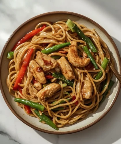 Easy Chicken Lo Mein