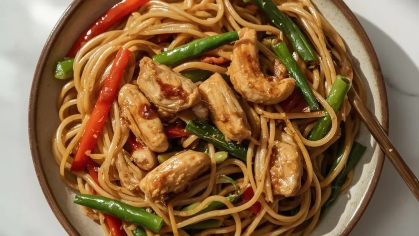 Easy Chicken Lo Mein