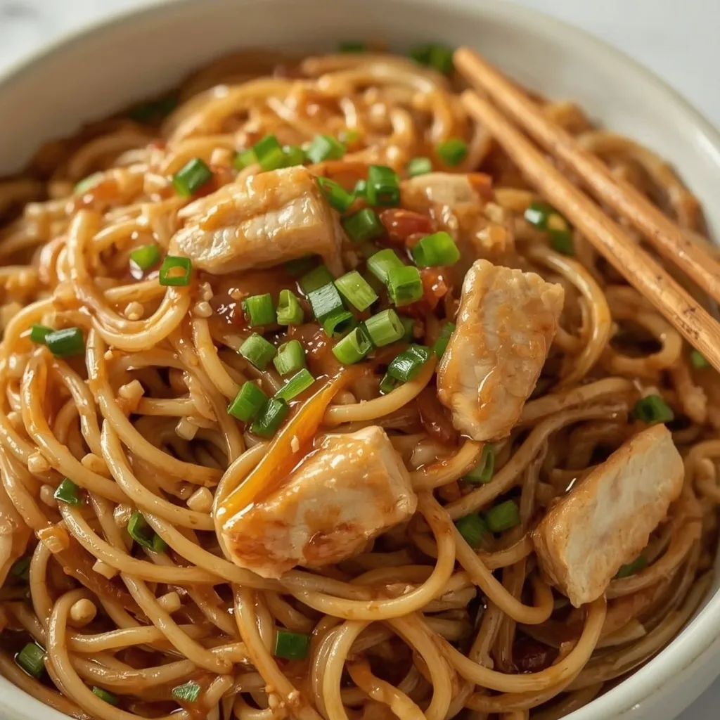 Easy Chicken Lo Mein No Vegetables