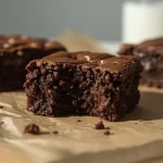 Gluten Free Bisquick Brownies - recipe card