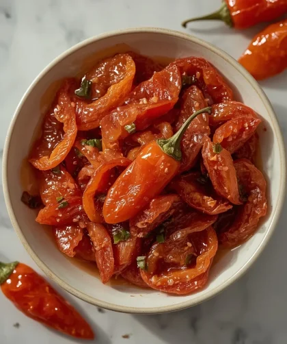 Homemade Candied Habaneros