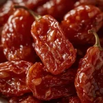 Homemade Candied Habaneros - recipe card