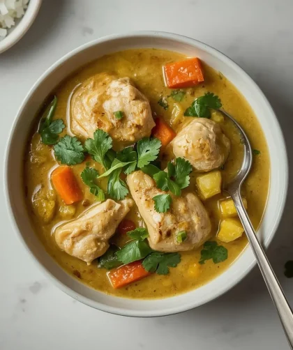 Instant Pot Thai Chicken Curry With Vegetables