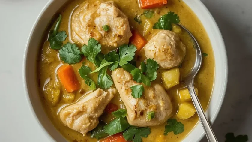 Instant Pot Thai Chicken Curry With Vegetables