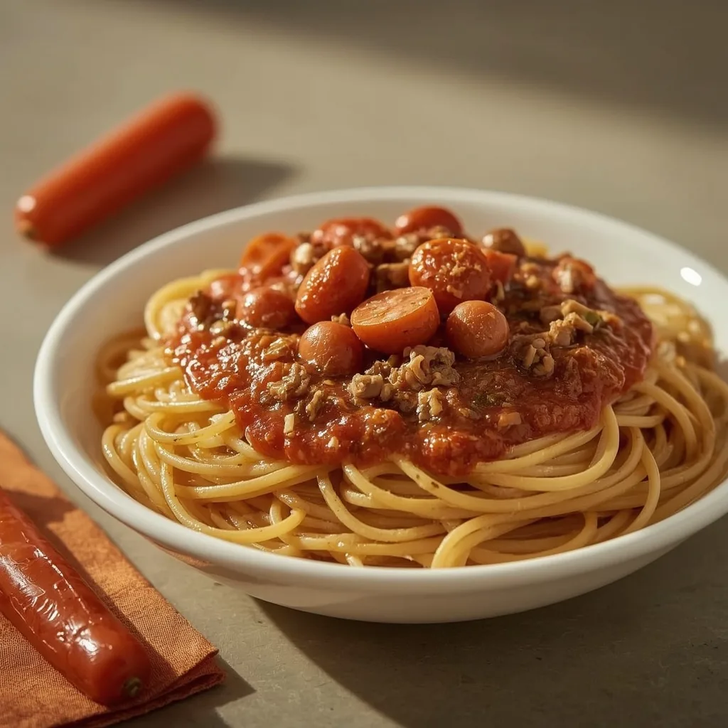 Jollibee-Style Sweet Filipino Spaghetti