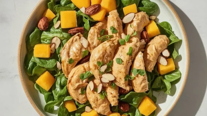 Mango Currie Chicken Salad