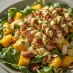 Mango Currie Chicken Salad - recipe card