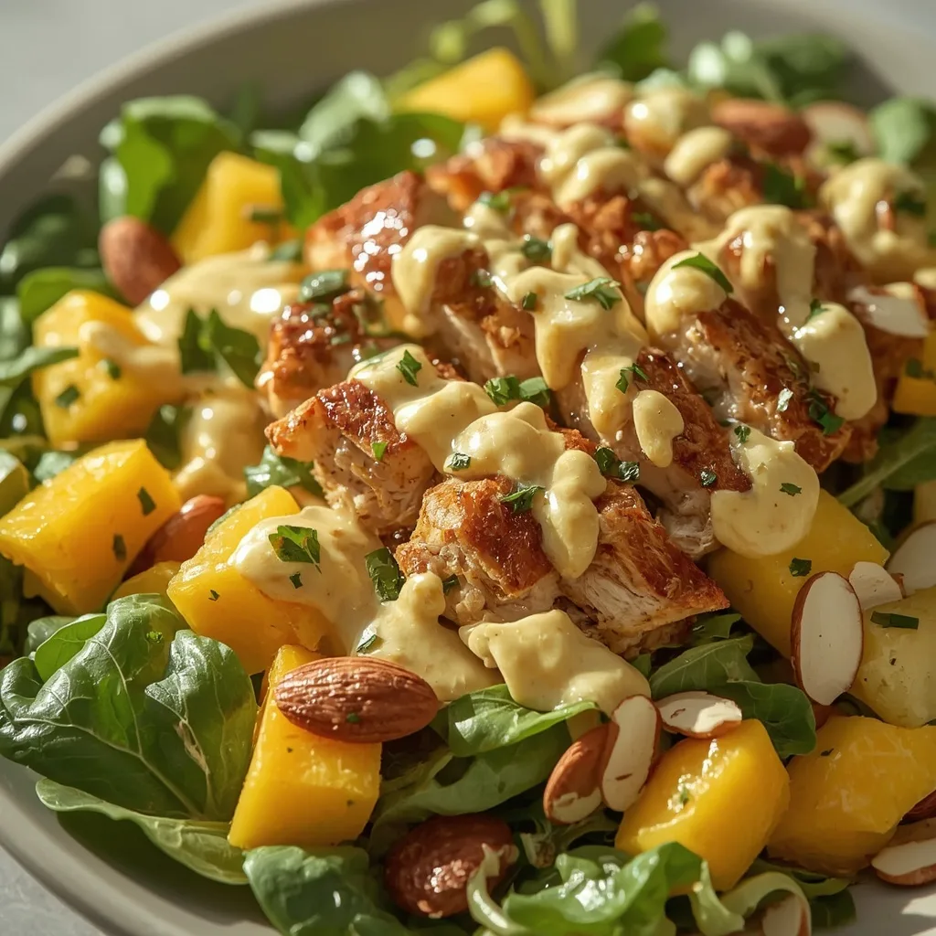 Mango Currie Chicken Salad