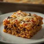 Mexican Rice Casserole - recipe card