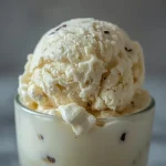 No Churn Vanilla Bean Ice Cream - recipe card