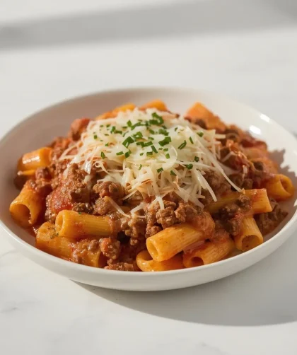 Olive Garden Baked Pasta Romana With Beef