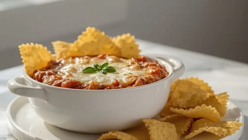 Olive Garden Lasagna Dip And Pasta Chips