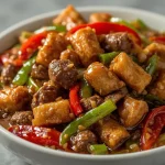 Panda Express Beijing Beef - recipe card