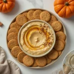 Sharon's Pumpkin Dip With Ginger Snaps