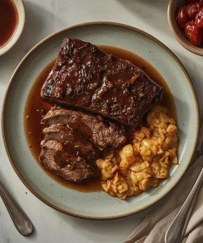 Slow-Braised Beef Brisket