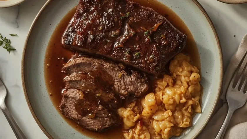 Slow-Braised Beef Brisket