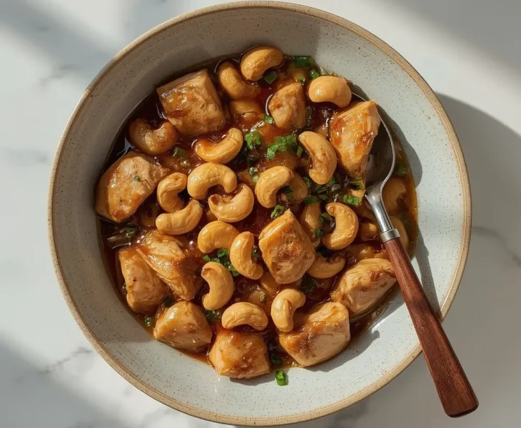 Slow Cooked Cashew Chicken