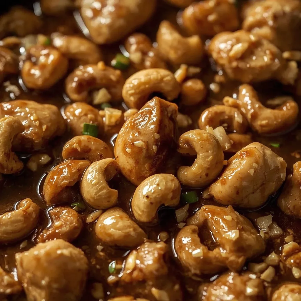 Slow Cooked Cashew Chicken