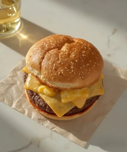 Steak And Shake Garlic Double Steakburger