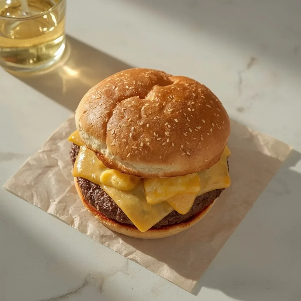 Steak And Shake Garlic Double Steakburger
