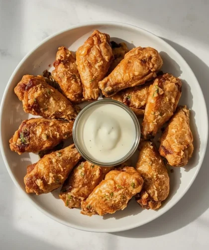 Air Fryer Wingstop Garlic Parmesan Wings