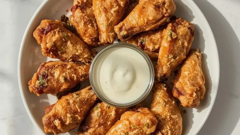 Air Fryer Wingstop Garlic Parmesan Wings