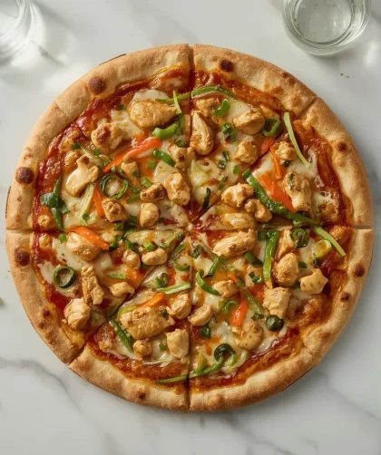 California Pizza Kitchen Thai Chicken Pizza (Chicken Focus)