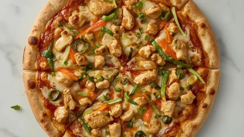 California Pizza Kitchen Thai Chicken Pizza (Chicken Focus)